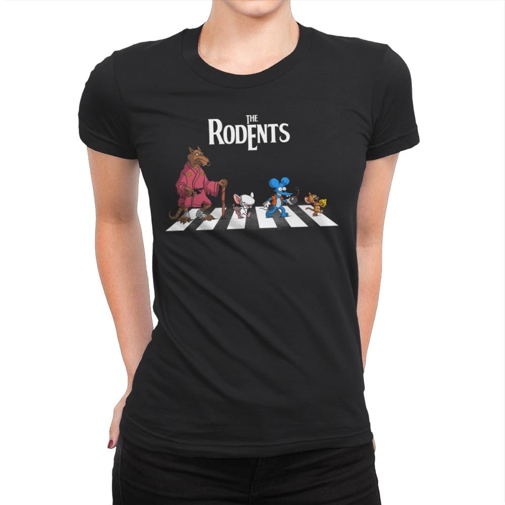The Rodents - Womens Premium T-Shirts RIPT Apparel Small / Black