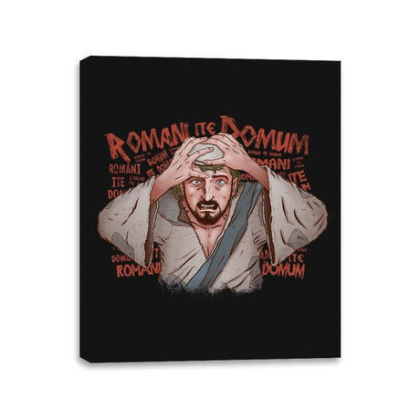 The Romani Joke - Canvas Wraps Canvas Wraps RIPT Apparel 11x14 / Black