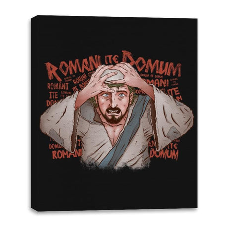 The Romani Joke - Canvas Wraps Canvas Wraps RIPT Apparel 16x20 / Black