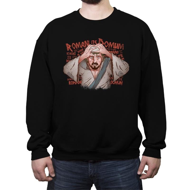 The Romani Joke - Crew Neck Sweatshirt Crew Neck Sweatshirt RIPT Apparel