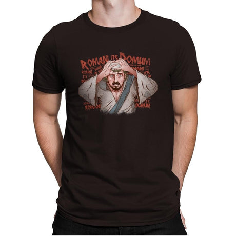 The Romani Joke - Mens Premium T-Shirts RIPT Apparel Small / Dark Chocolate