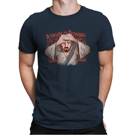 The Romani Joke - Mens Premium T-Shirts RIPT Apparel Small / Indigo