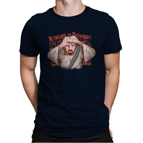 The Romani Joke - Mens Premium T-Shirts RIPT Apparel Small / Midnight Navy