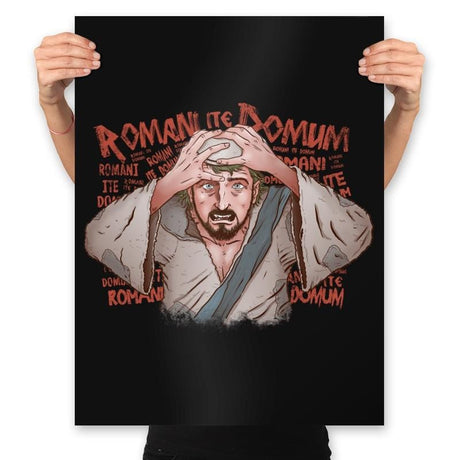 The Romani Joke - Prints Posters RIPT Apparel 18x24 / Black