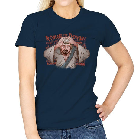 The Romani Joke - Womens T-Shirts RIPT Apparel Small / Navy