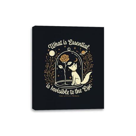 The Rose and the Fox - Canvas Wraps Canvas Wraps RIPT Apparel 8x10 / Black