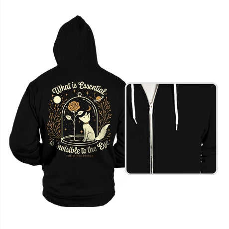 The Rose and the Fox - Hoodies Hoodies RIPT Apparel Small / Black