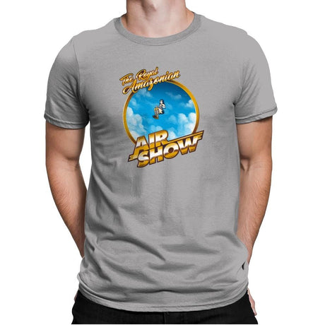 The Royal Amazonian Air Show Exclusive - Mens Premium T-Shirts RIPT Apparel Small / Light Grey