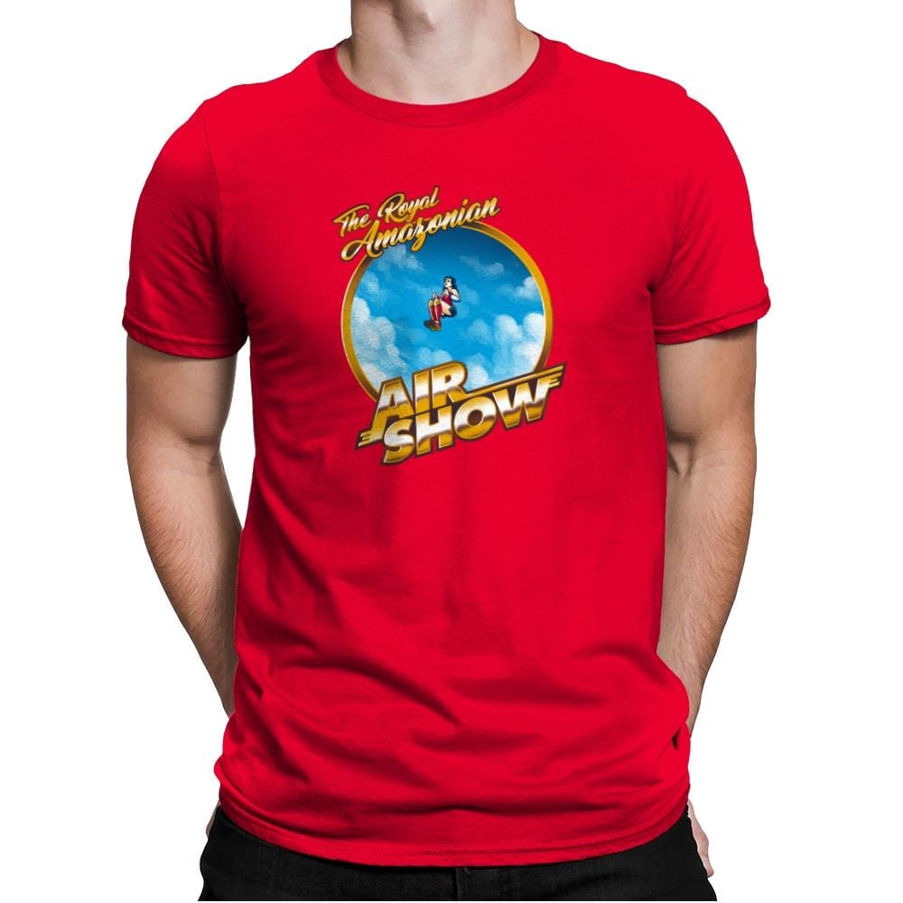 The Royal Amazonian Air Show Exclusive - Mens Premium T-Shirts RIPT Apparel Small / Red