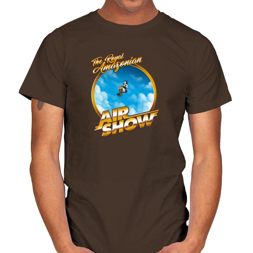 The Royal Amazonian Air Show Exclusive - Mens T-Shirts RIPT Apparel Small / Dark Chocolate