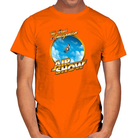 The Royal Amazonian Air Show Exclusive - Mens T-Shirts RIPT Apparel Small / Orange