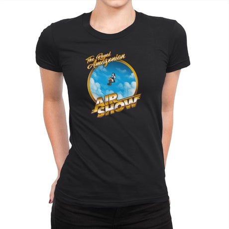 The Royal Amazonian Air Show Exclusive - Womens Premium T-Shirts RIPT Apparel Small / Black