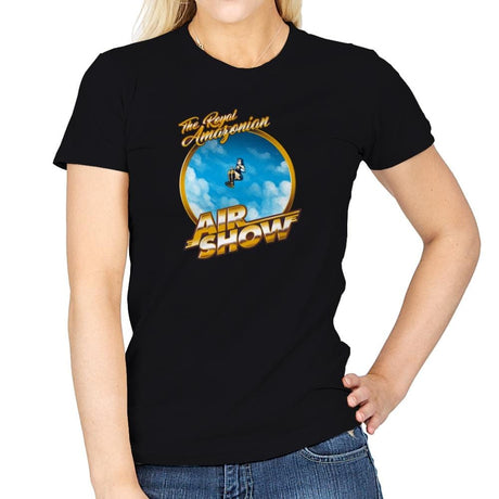 The Royal Amazonian Air Show Exclusive - Womens T-Shirts RIPT Apparel Small / Black