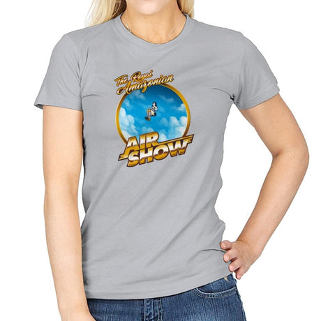 The Royal Amazonian Air Show Exclusive - Womens T-Shirts RIPT Apparel Small / Sport Grey