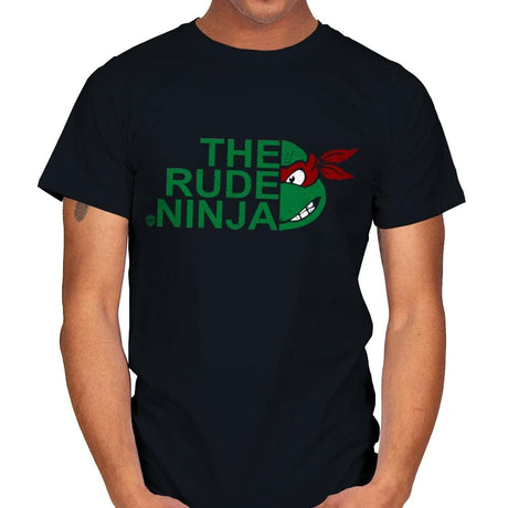 The Rude Ninja - Mens T-Shirts RIPT Apparel Small / Black