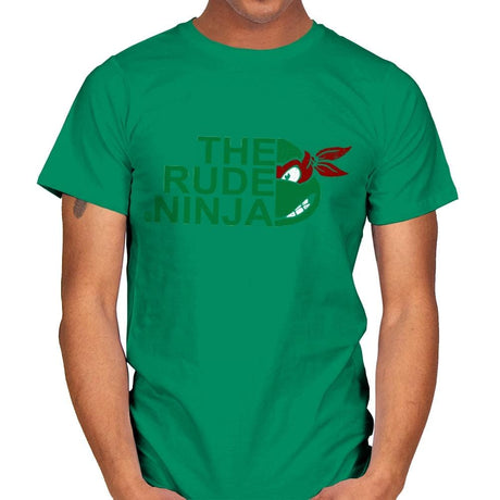 The Rude Ninja - Mens T-Shirts RIPT Apparel Small / Kelly