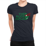 The Rude Ninja - Womens Premium T-Shirts RIPT Apparel Small / Midnight Navy