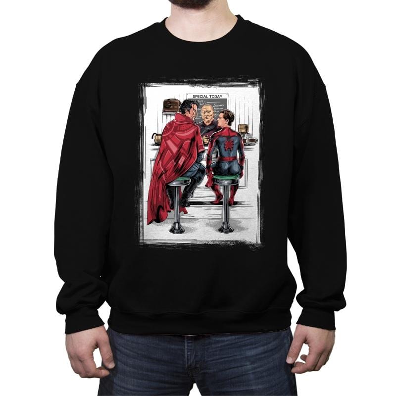 The Runaway of the Multiverse - Crew Neck Sweatshirt Crew Neck Sweatshirt RIPT Apparel Small / Black