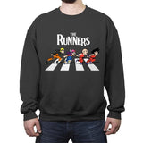 The Runners - Crew Neck Sweatshirt Crew Neck Sweatshirt RIPT Apparel Small / Charcoal