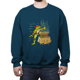 The Sai on the Slice - Crew Neck Sweatshirt Crew Neck Sweatshirt RIPT Apparel