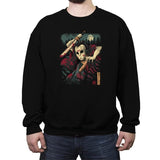 The Samurai Slasher - Crew Neck Sweatshirt Crew Neck Sweatshirt RIPT Apparel