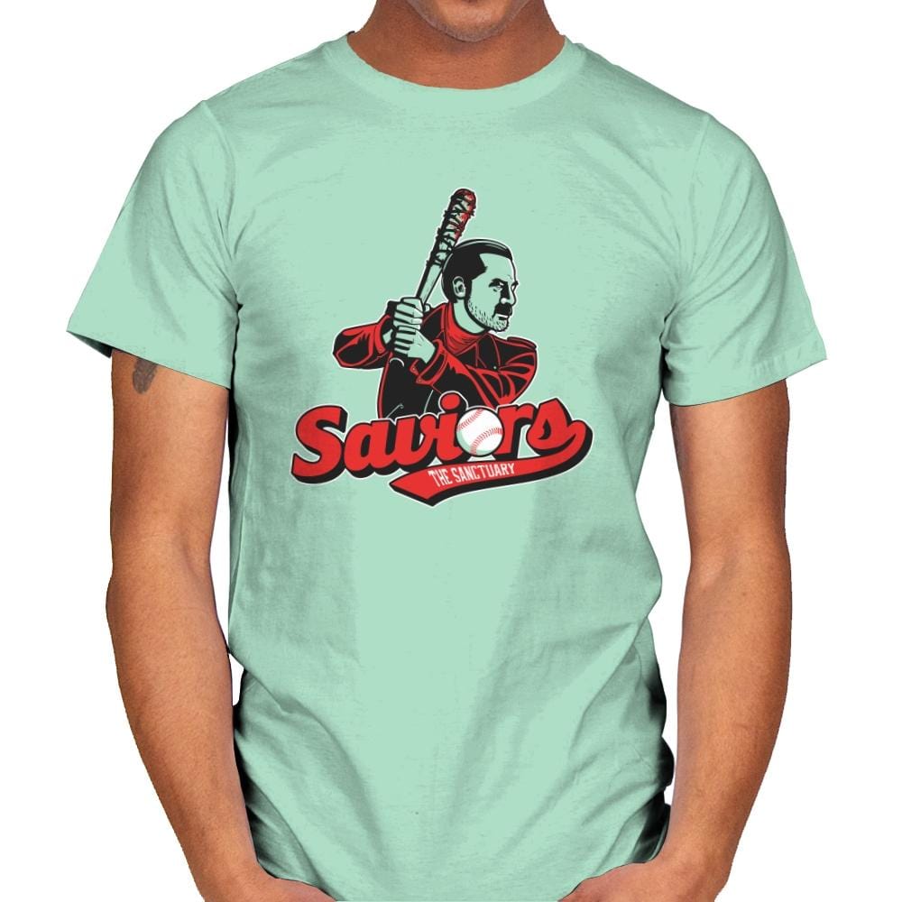 The Sanctuary Saviors Exclusive - Mens T-Shirts RIPT Apparel Small / Mint Green