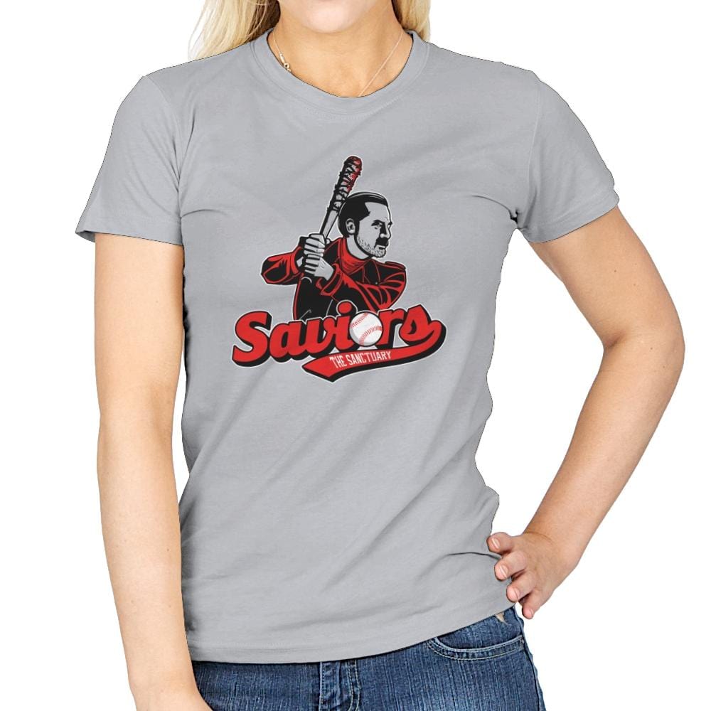 The Sanctuary Saviors Exclusive - Womens T-Shirts RIPT Apparel Small / Sport Grey
