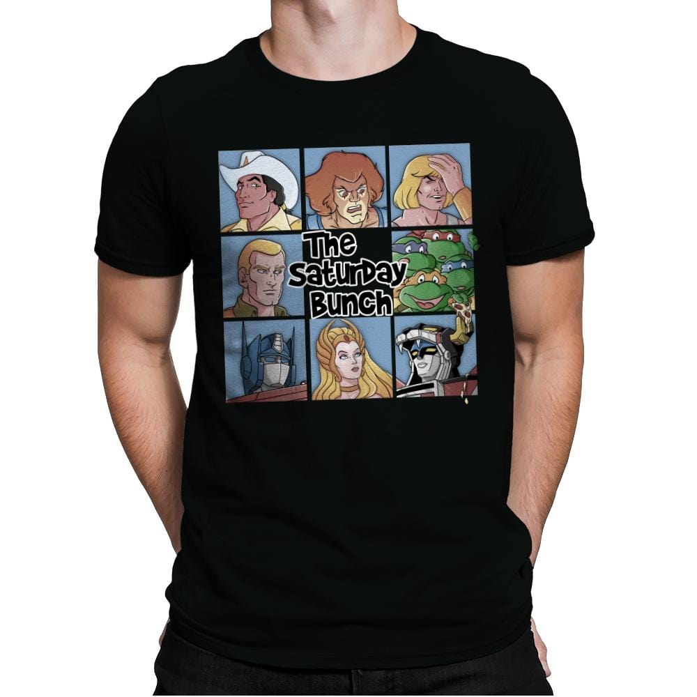 The Saturday Bunch - Mens Premium T-Shirts RIPT Apparel Small / Black