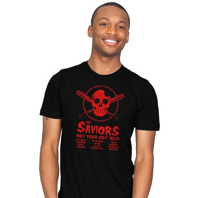 The Saviors: Half Your $#*! Tour - Mens T-Shirts RIPT Apparel Small / Black