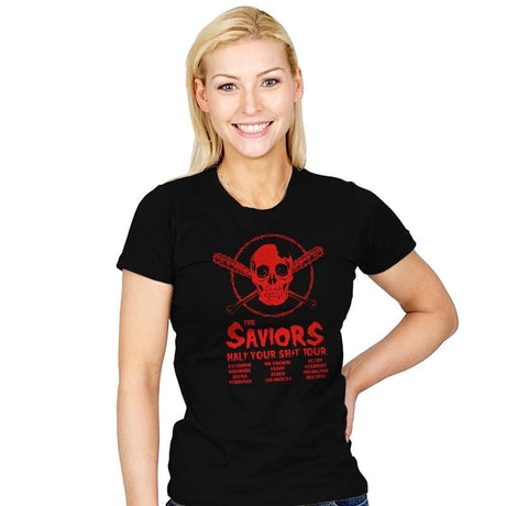 The Saviors: Half Your $#*! Tour - Womens T-Shirts RIPT Apparel