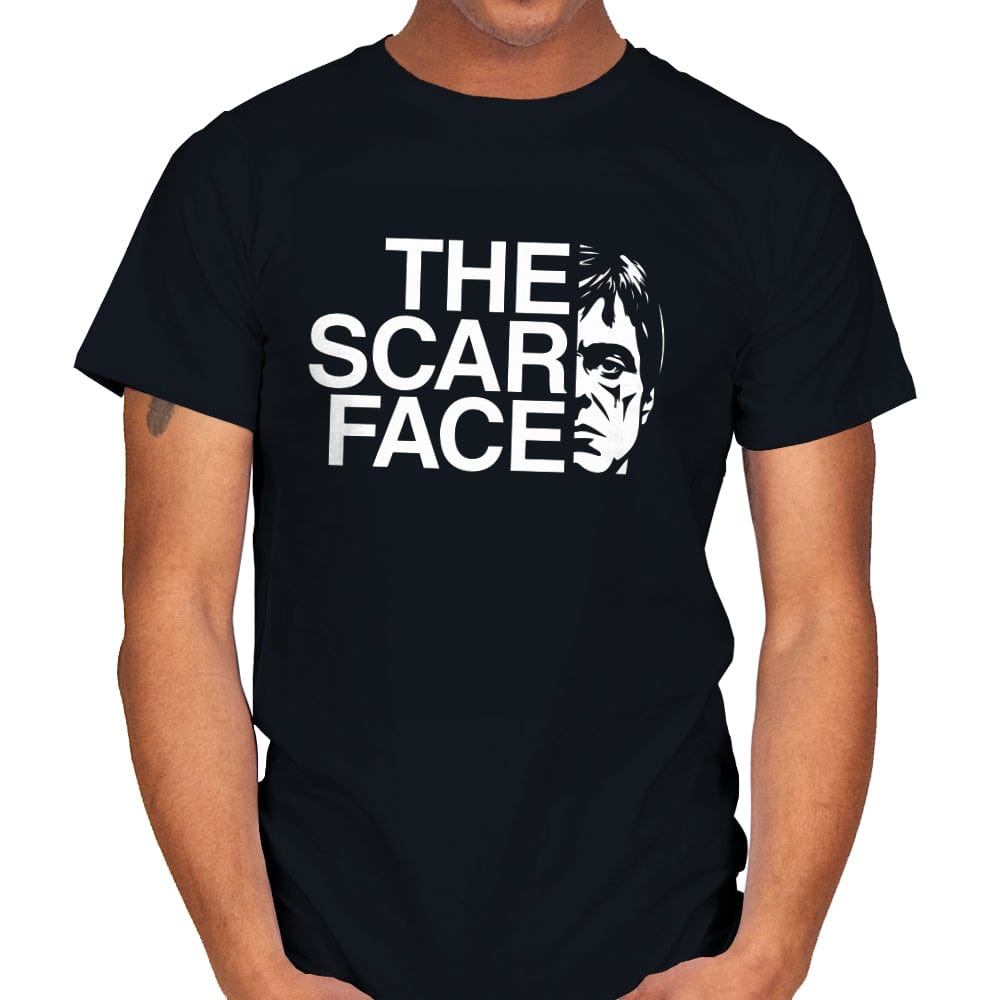The Scar Face - Mens T-Shirts RIPT Apparel Small / Black