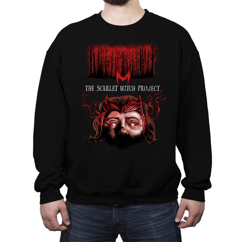 The Scarlet Witch Project - Crew Neck Sweatshirt Crew Neck Sweatshirt RIPT Apparel Small / Black