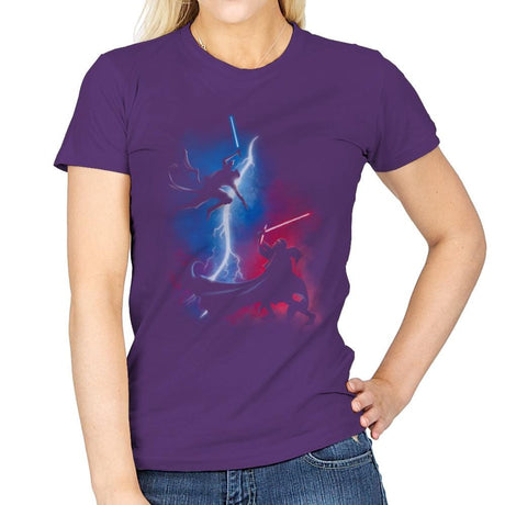 The Scavenger Returns - Womens T-Shirts RIPT Apparel Small / Purple