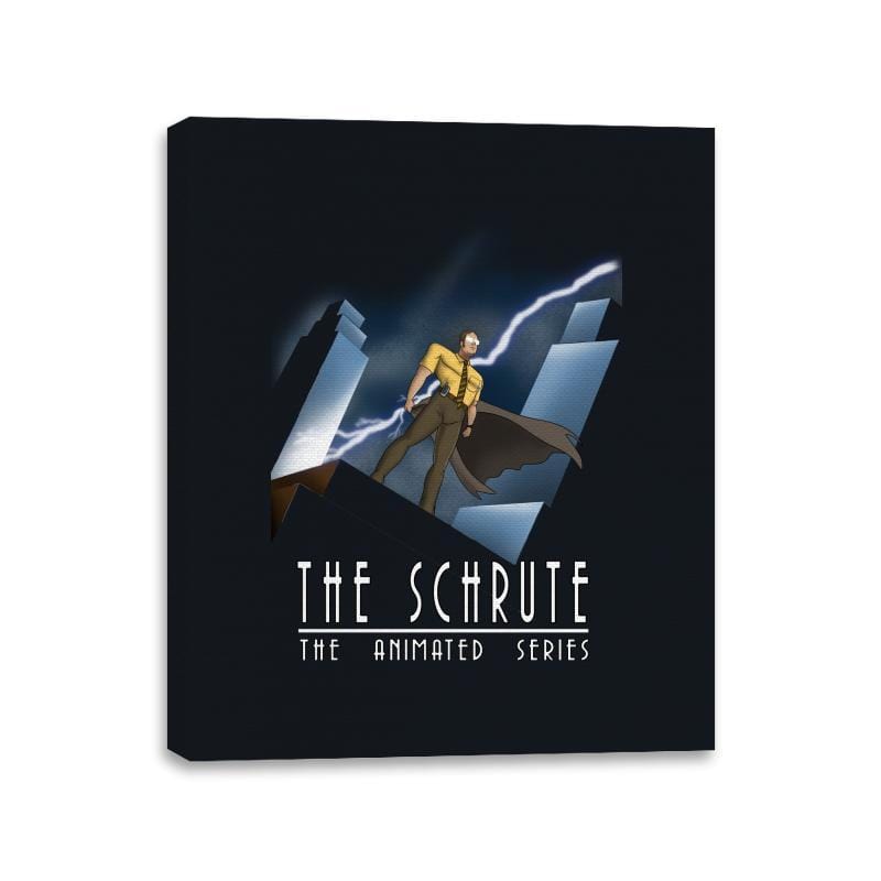 The Schrute THE ANIMATED SERIES - Canvas Wraps Canvas Wraps RIPT Apparel 11x14 / Black