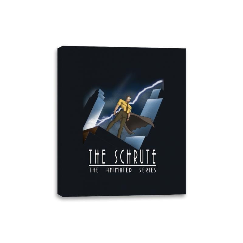 The Schrute THE ANIMATED SERIES - Canvas Wraps Canvas Wraps RIPT Apparel 8x10 / Black