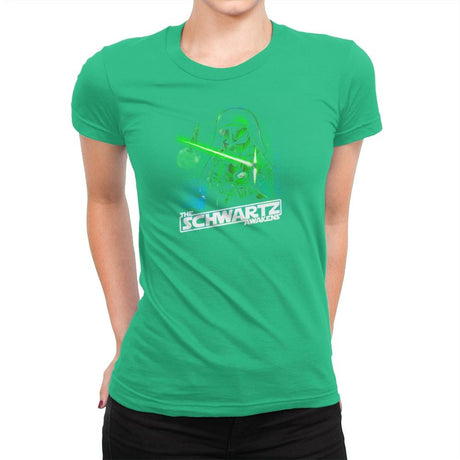 The Schwartz Side Exclusive - Womens Premium T-Shirts RIPT Apparel Small / Kelly Green