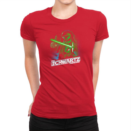 The Schwartz Side Exclusive - Womens Premium T-Shirts RIPT Apparel Small / Red