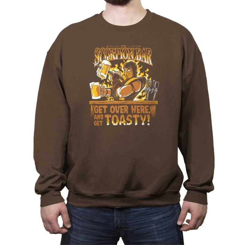 The Scorpion Bar - Crew Neck Sweatshirt Crew Neck Sweatshirt RIPT Apparel Small / Dark Chocolate
