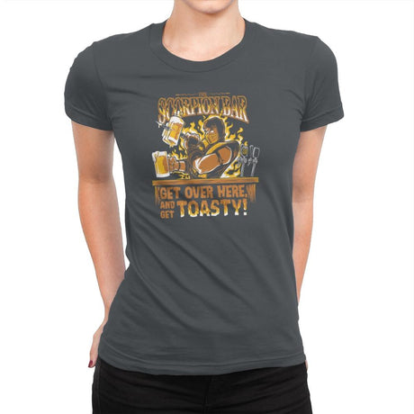 The Scorpion Bar Exclusive - Womens Premium T-Shirts RIPT Apparel Small / Heavy Metal