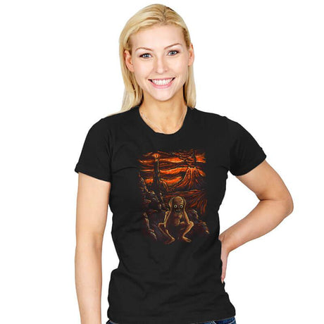 The Scream in Mordor - Womens T-Shirts RIPT Apparel