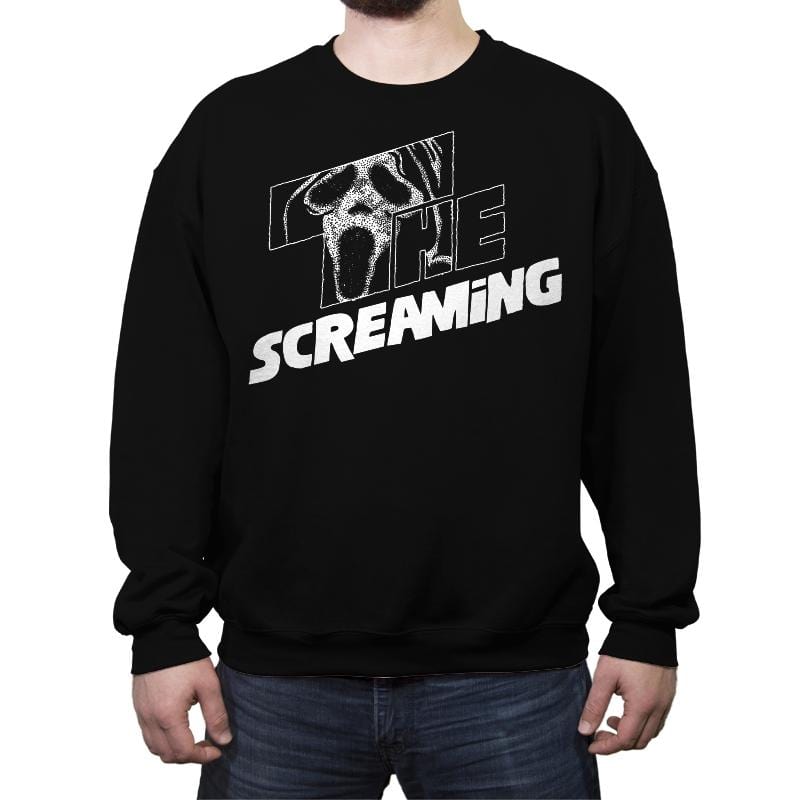 The Screaming - Crew Neck Sweatshirt Crew Neck Sweatshirt RIPT Apparel Small / Black