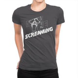 The Screaming - Womens Premium T-Shirts RIPT Apparel Small / Heavy Metal