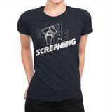 The Screaming - Womens Premium T-Shirts RIPT Apparel Small / Midnight Navy