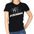 The Screaming - Womens T-Shirts RIPT Apparel Small / Black
