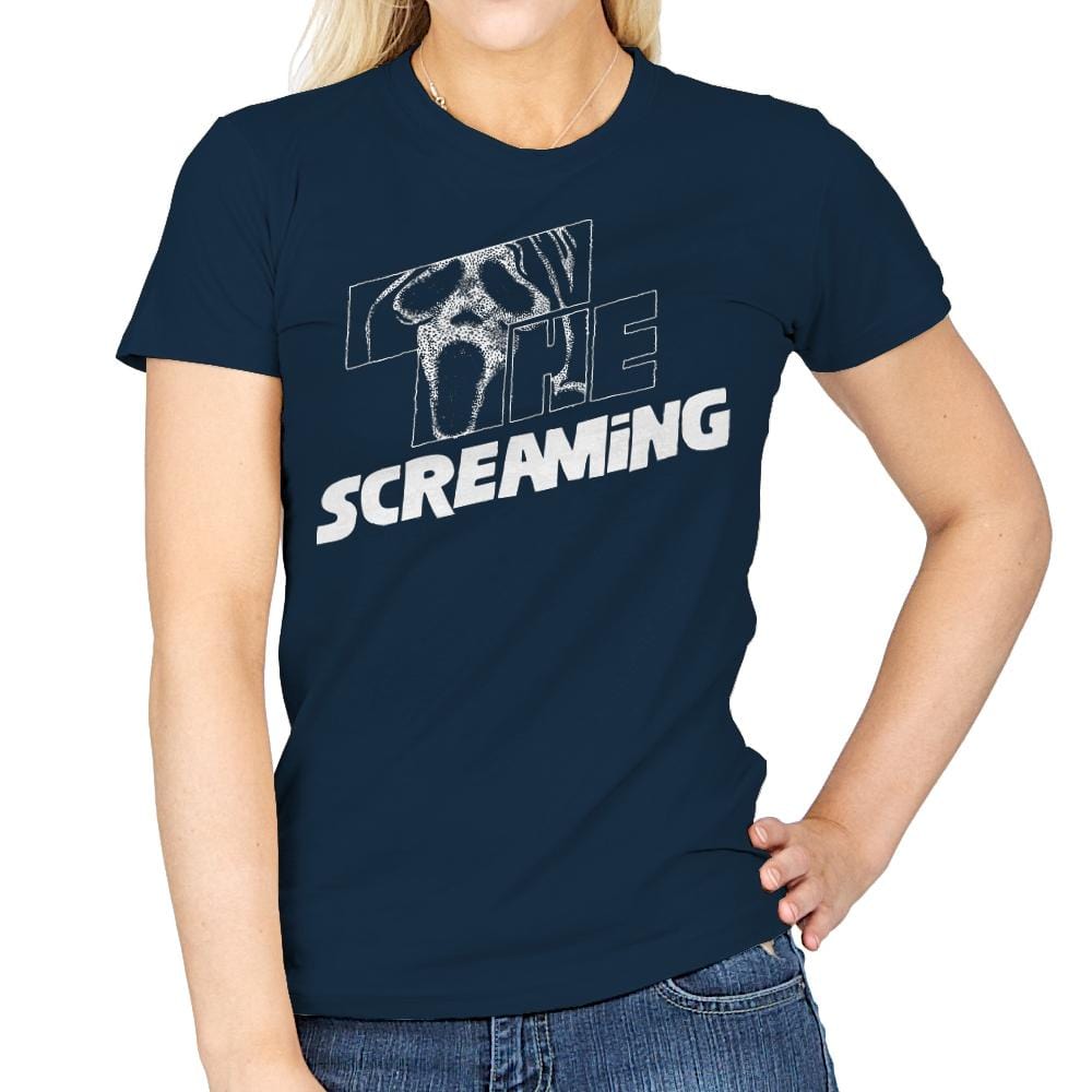 The Screaming - Womens T-Shirts RIPT Apparel Small / Navy
