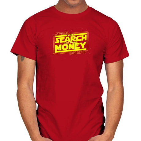 The Search For More Money Exclusive - Mens T-Shirts RIPT Apparel Small / Red