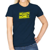 The Search For More Money Exclusive - Womens T-Shirts RIPT Apparel Small / Navy