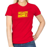 The Search For More Money Exclusive - Womens T-Shirts RIPT Apparel Small / Red