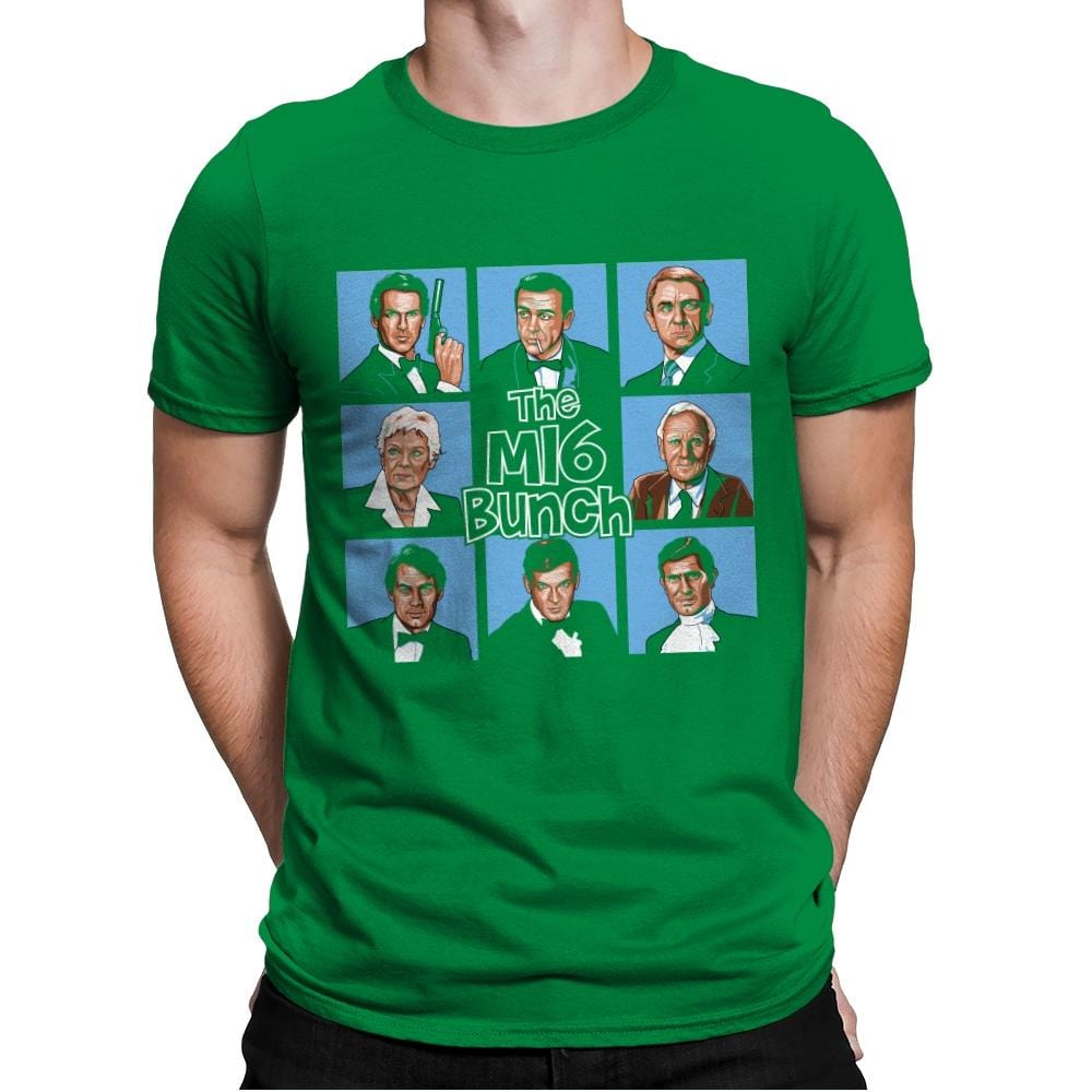 The Secret Agent Bunch - Mens Premium T-Shirts RIPT Apparel Small / Kelly Green