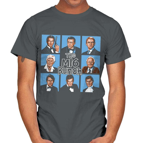 The Secret Agent Bunch - Mens T-Shirts RIPT Apparel Small / Charcoal